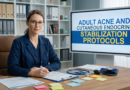 Adult acne and cutaneous endocrine stabilization protocols