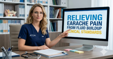 Relieving earache pain from fluid buildup clinical standards