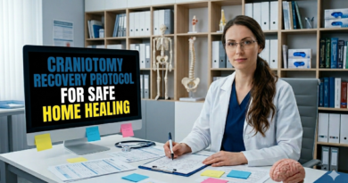 Craniotomy recovery protocol for safe home healing