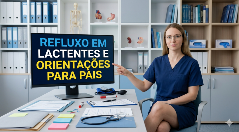 Refluxo em lactentes e orientações para pais